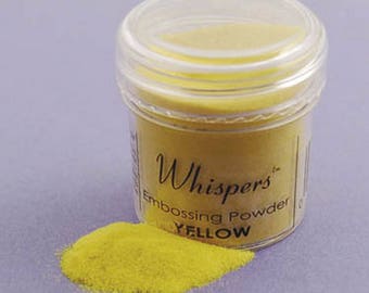 Whispers Embossing Powder - Yellow - 1 Oz