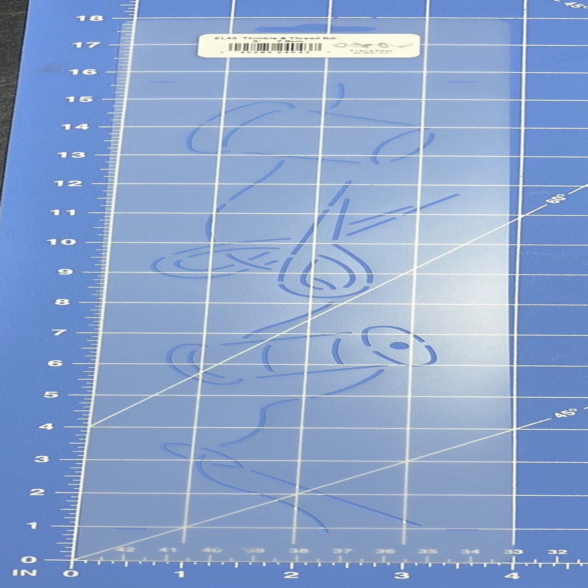 Thimble & Thread Border Quilting Stencil EL43 Etsy