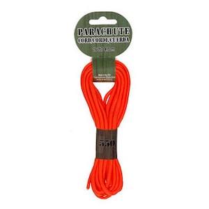 Pepperell Parachute Para Cord 550, 4.8mm X 16-Feet, Orange – PARA 1610