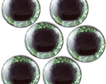 Darice  Self-Adhesive Molded Eyes, 15Mm, Green - 30054208