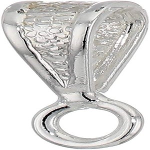 Beadalon Pend Bail Fancy Nickel Free Silver Plated, 10-Piece – 327B-035
