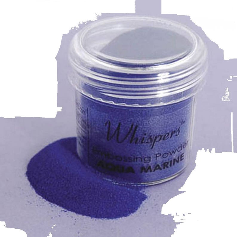 2 Ounces Blue Embossing Powder