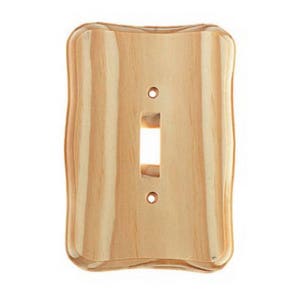 Unfinished Wood Single Switch Plate, 5-5/8-Inch – 9158-20