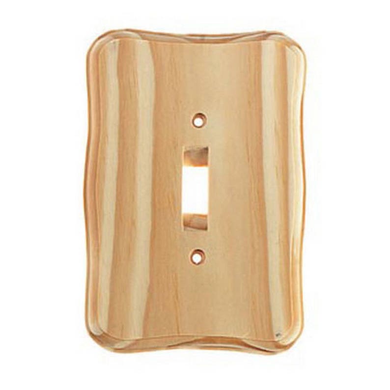 Unfinished Wood Single Switch Plate 55/8inch 915820 Etsy