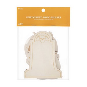 Halloween Cutouts: Unfinished Wood, 4 pieces – 30072441