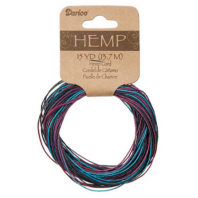 Variegated Hemp Cord - Cool River Colors, 15 Yards - Etsy