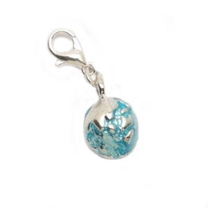 Lobster Clasp Charm - World - .375 x .5625 -1999-7365