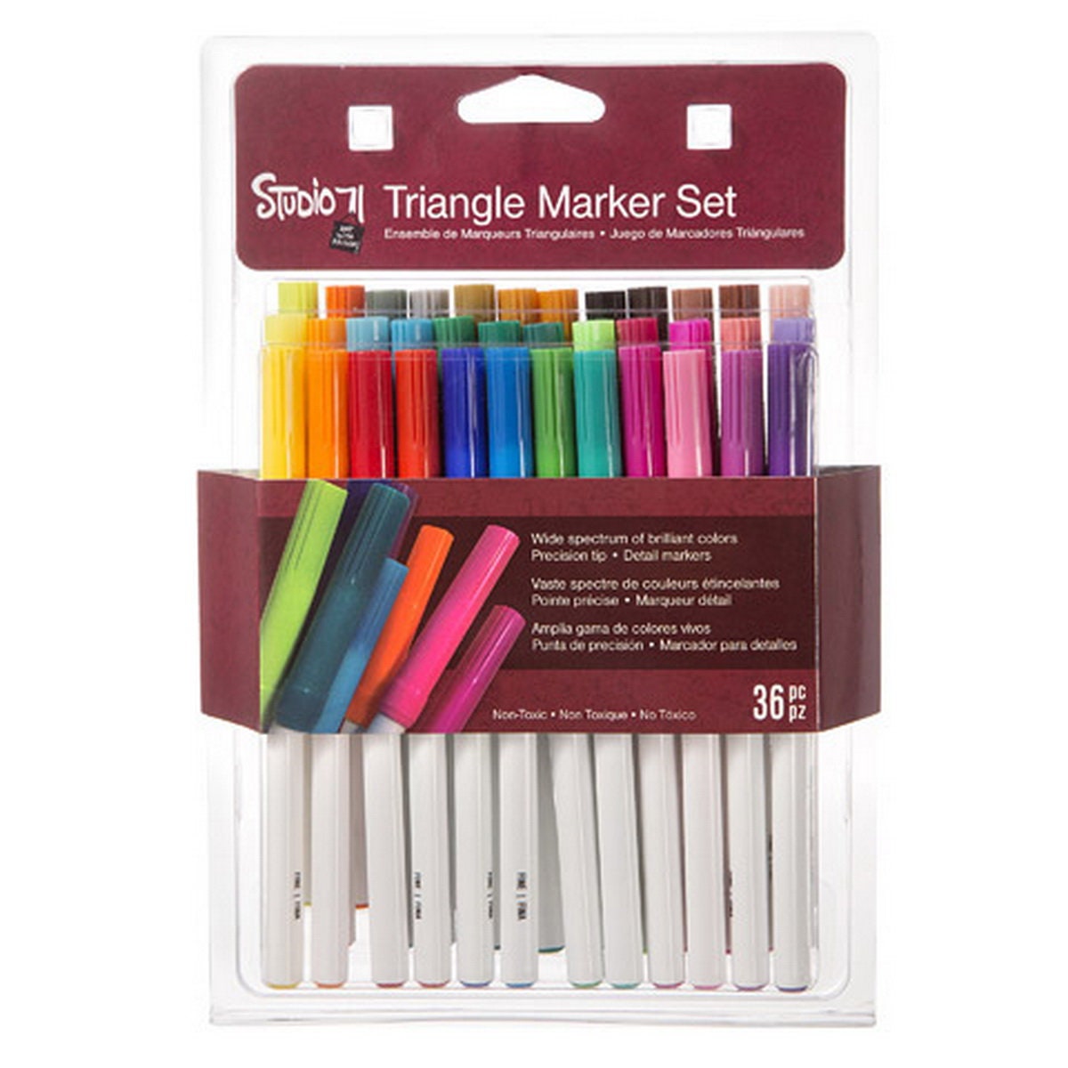 Crayola 6CT Basic Skinny Pip Squeak Markers, Washable Non Toxic