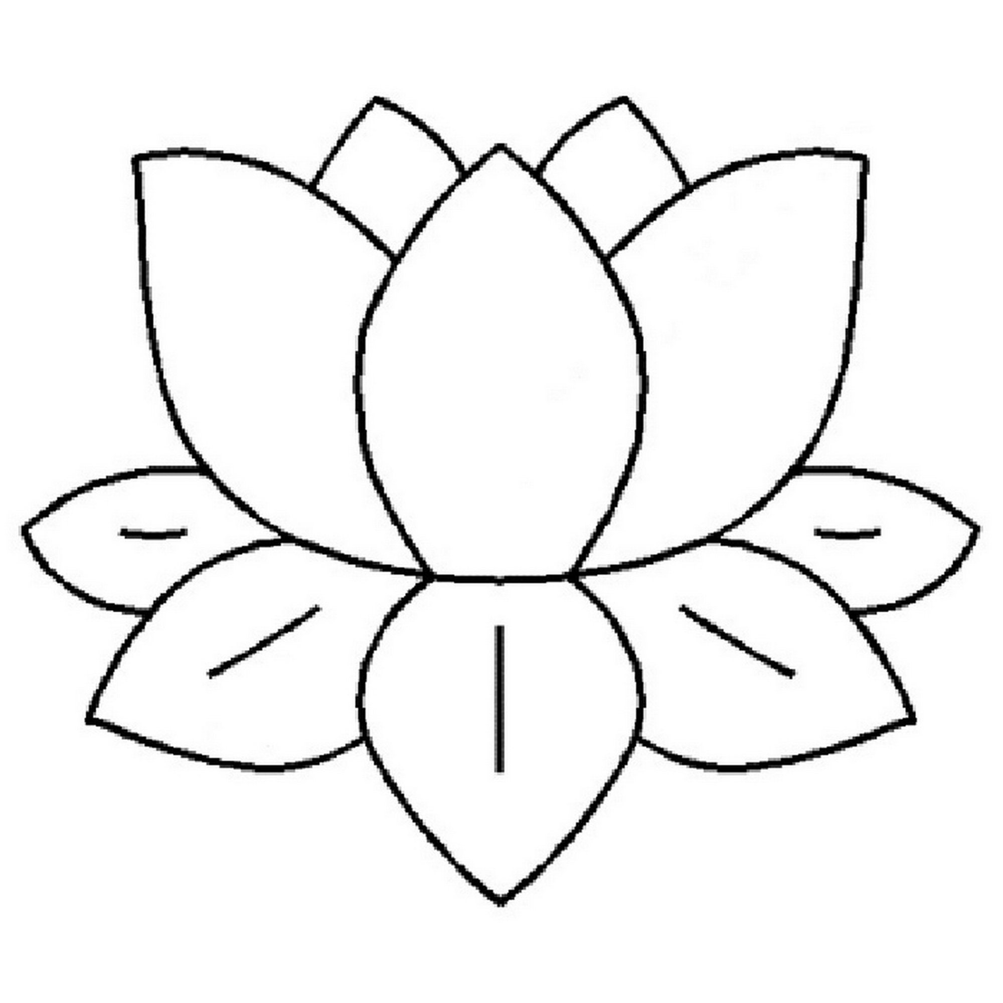 Lily Pads Outline