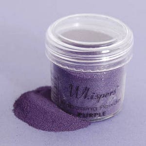 Whispers Embossing Powder - Purple - 1 Oz