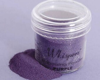 Whispers Embossing Powder - Purple - 1 Oz