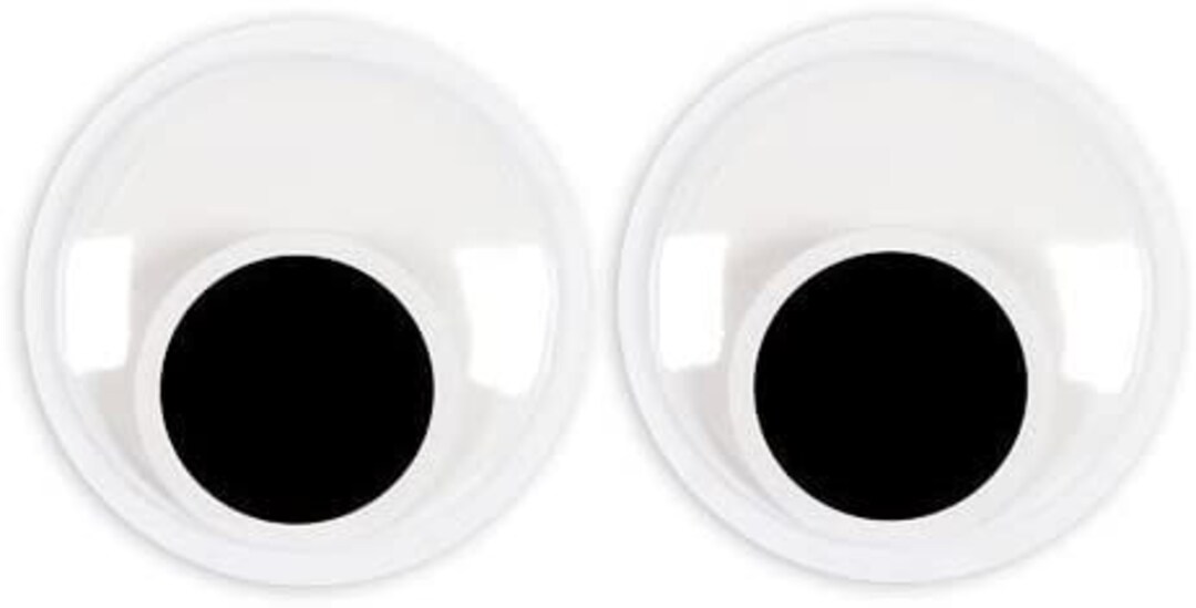 Google Eyes | Craft Eyes | Paste-On Wiggle Eyes - 12mm - 10 Pcs (nm40000913)