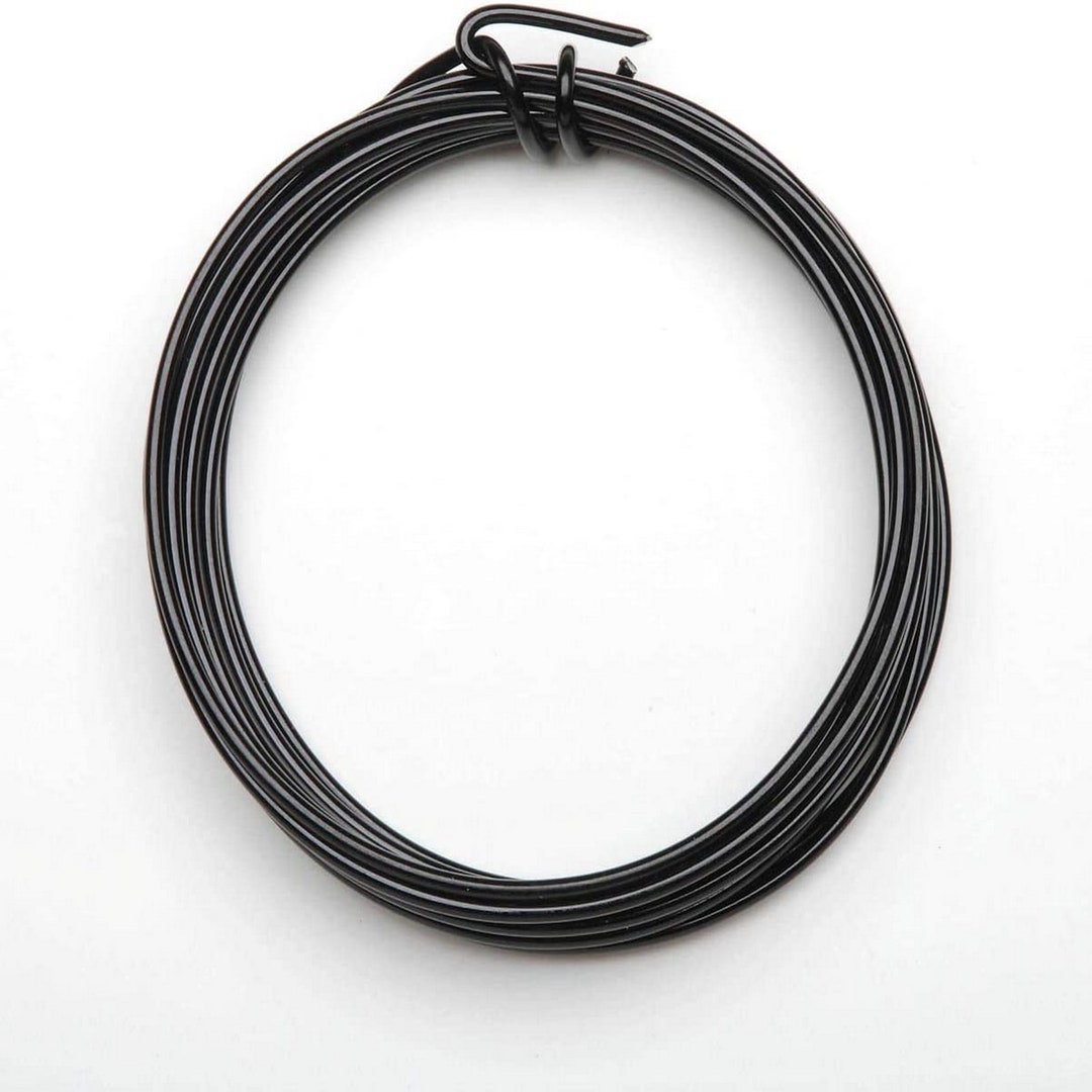 Jewelry Designer Aluminum Jewelry Wire Black 12 Gauge 3yds Jewelry Designer Aluminum Jewelry Wire Black 12 Gauge 3yds