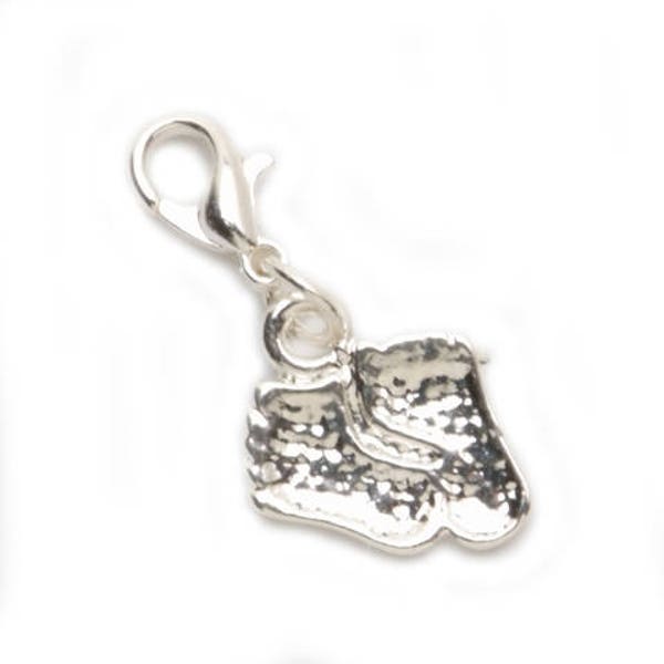Lobster Clasp Charm - Baby Feet - .5 x .6875 inches – 1999-7381