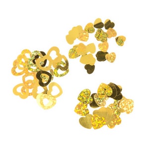 Heart Confetti - Gold - 24 grams - 30000787