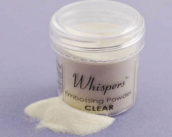 Whispers Embossing Powder - Clear - 1 oz - 28850