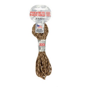 Pepperell 325 Parachute Cord: Desert Camo, 6.4mm x 21 feet – PARA2139