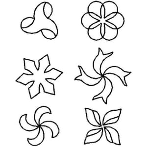 Mini Assortment 3" Quilting Stencil -MB136