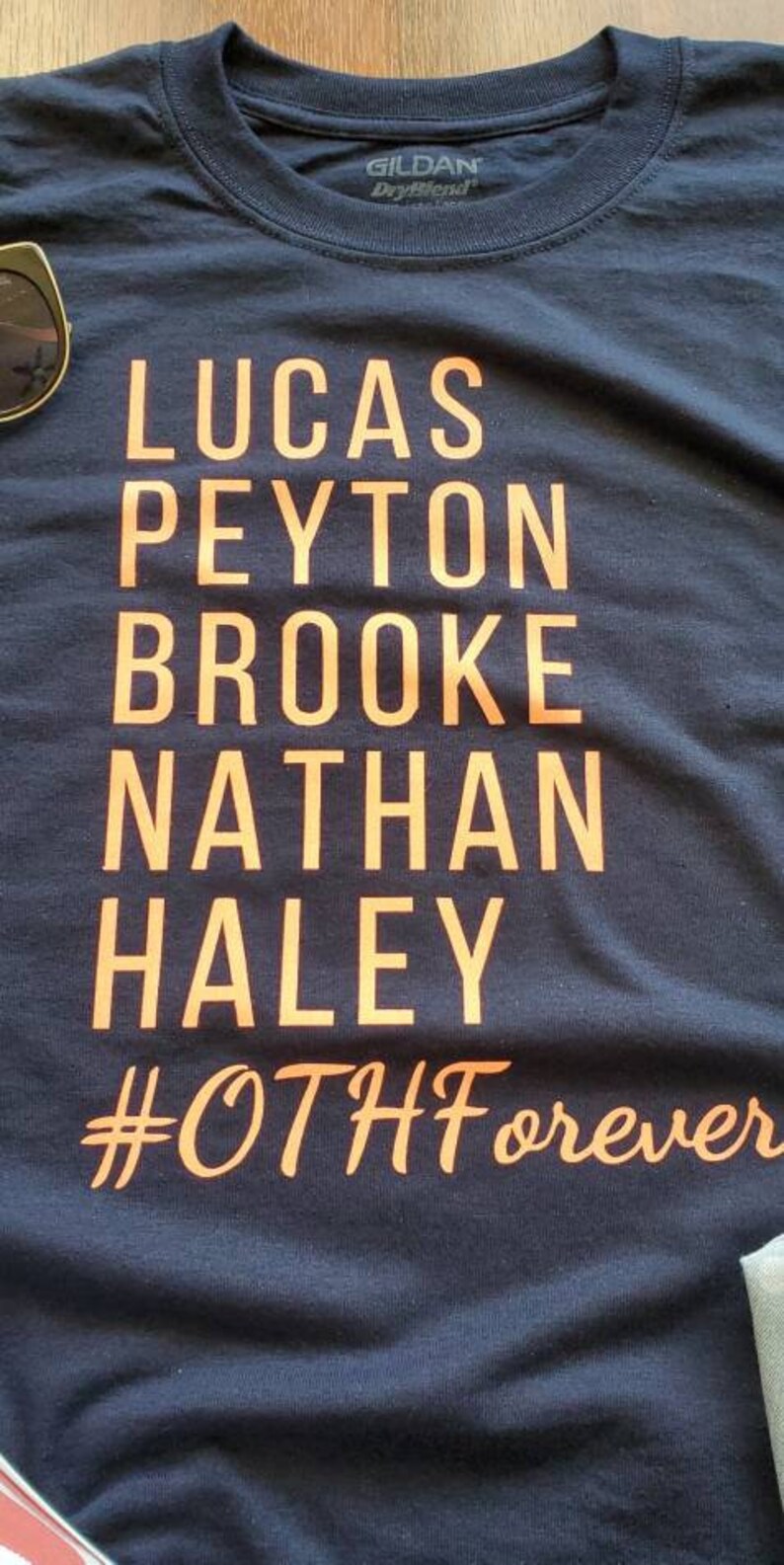 One Tree Hill Names Inspired Graphic T-Shirt | Etsy