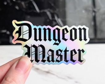 3" Holographic Dungeon Master Sticker - DnD / Pathfinder, TTRPG