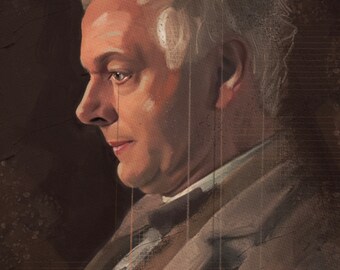 Aziraphale - Good Omens - A5 Print