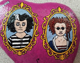 Sweeney Todd and Mrs. Lovett Decorative Rock