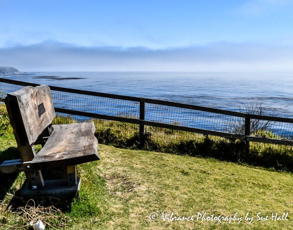 Bench In Big Sur Etsy