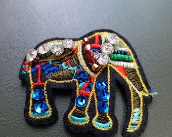 Patches,Handmade Bees Rhinestone Beaded Sequin,Clothes Embroidery Crystal Applique Sew on Patch Apparel Sewing /& Fabric 10pc Mix