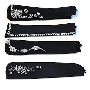 Mode Vintage Perlen Gefälschte Kragen Patches für Kleidung Pailletten Strass Applikationen parches Blumen DIY handgemachte Kleidung Accessoires