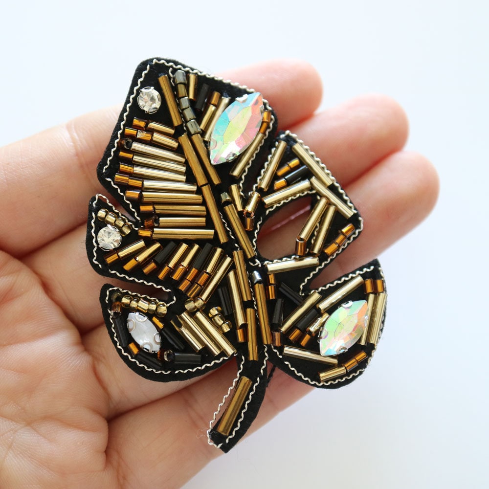 4pc/lot beaded patches for clothing Sew on patch decorative Etsy