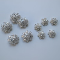 Rhinestone Buttons - Etsy