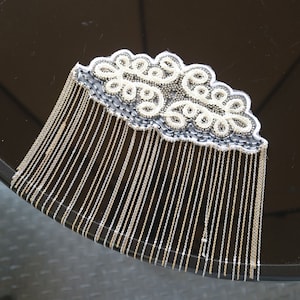 Vintage Beaded Embroidered patches for clothes DIY cool Embroidered Epaulets for clothing sewing tassel shoulder epaulettes