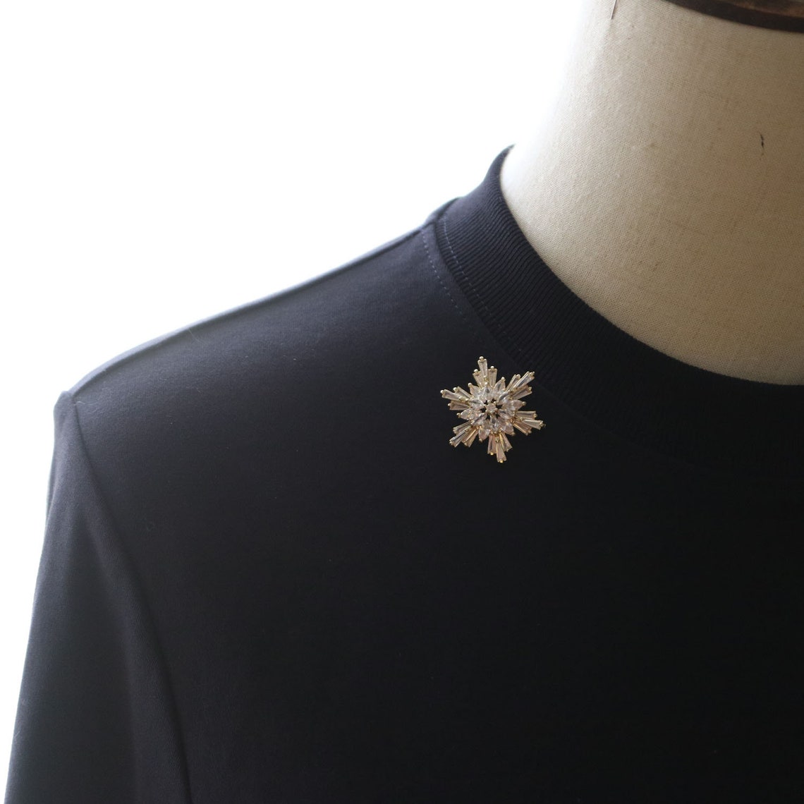5pcs/lot Rhinestone Crystal Small Buttons Cubic Zirconia Button for ...