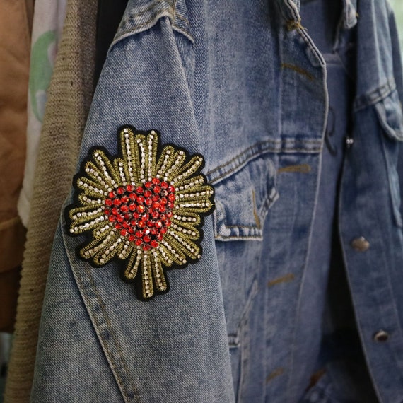 Toppe Con Strass Per Cucito - Set Di 3 Pezzi - Decorazioni Per Vestiti, Borse E Accessori Fai Da Te - Foto 9