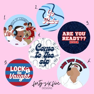 Ole Miss Game Day Button