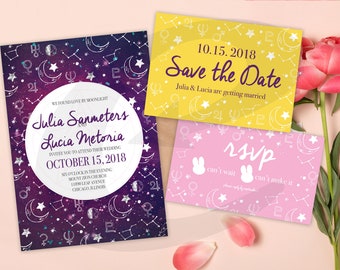 Anime Wedding Invite Etsy