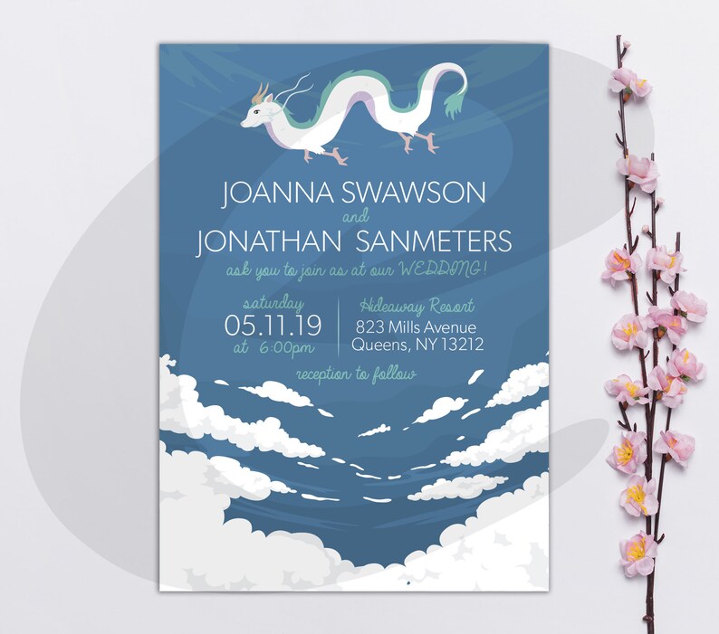 Images Of Anime Themed Wedding Invitations