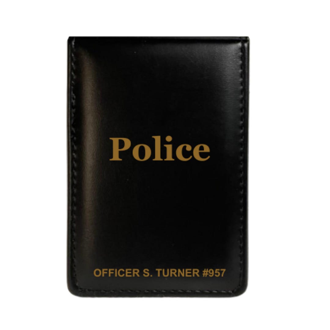 Personalized POLICE NOTEPAD, Engraved Police Notebook for Patrol ...
