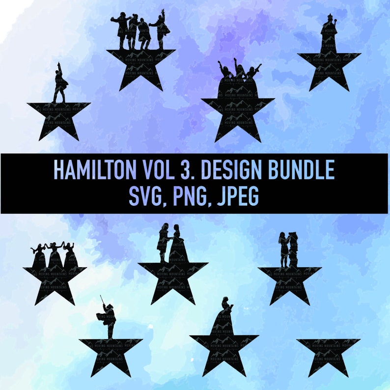 Download Hamilton Vol 3 Design Bundle svg png jpeg para | Etsy