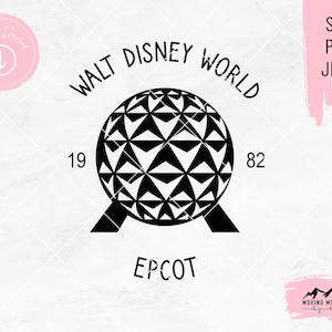 Design inspiré d'Epcot - svg, png, jpeg - pour Cricut/Machines de découpe TÉLÉCHARGEMENT NUMÉRIQUE