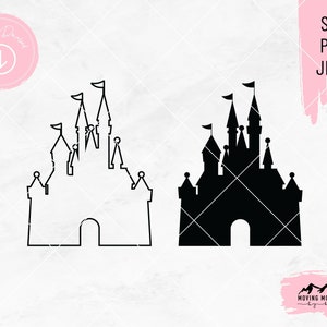 Burg Design - svg, png, jpeg - für Cricut/Schneidemaschinen DIGITAL DOWNLOAD