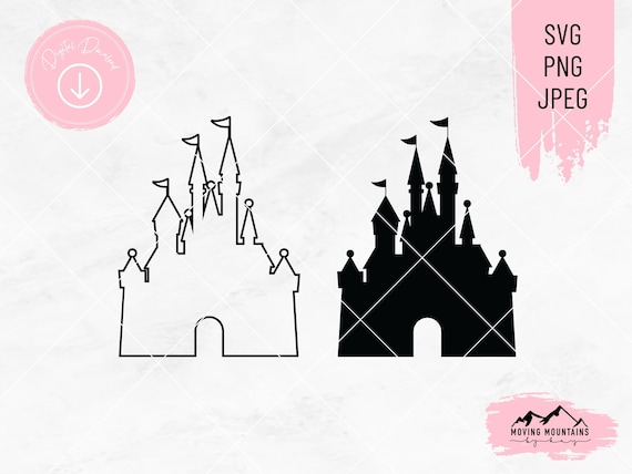 Castle Design - svg, png, jpeg - for Cricut/Cutting Machines DIGITAL DOWNLOAD