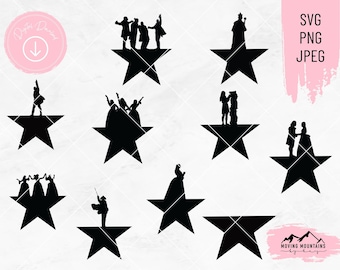 Hamilton Vol 3 Design Bundle - svg, png, jpeg - per Cricut/macchine da taglio DOWNLOAD DIGITALE