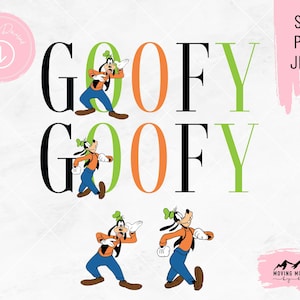Goofy Design Bundle - svg, png, jpeg - for Cricut/Cutting Machines DIGITAL DOWNLOAD