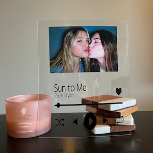 Personalisierter Tanzsong Rahmen/erster Tanzsong Rahmen/bester Freund Geschenk/ Geschenk für Freund oder Freundin