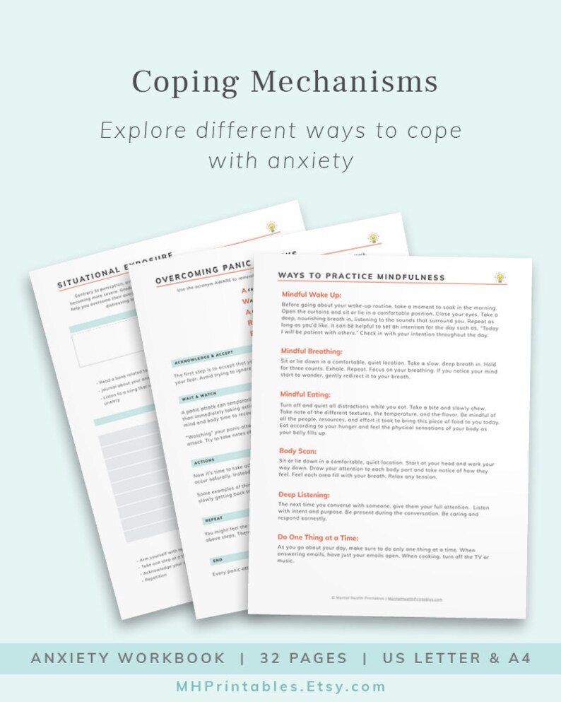 Anxiety Mental Health Journal Printable Therapy Worksheet Etsy anxiety-mental-health-journal-printable-therapy-worksheet-etsy