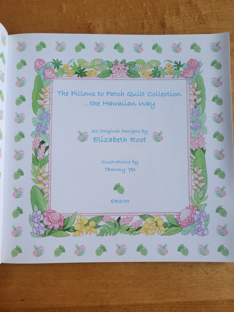 Vintage Hawaiian Quilt Book the Pillows to Patch Quilt Etsy