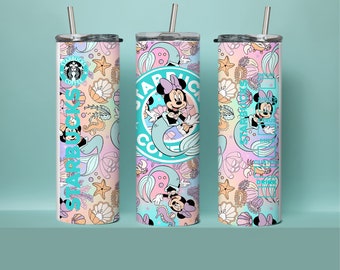 Minnie Mermaid 20oz Tumbler