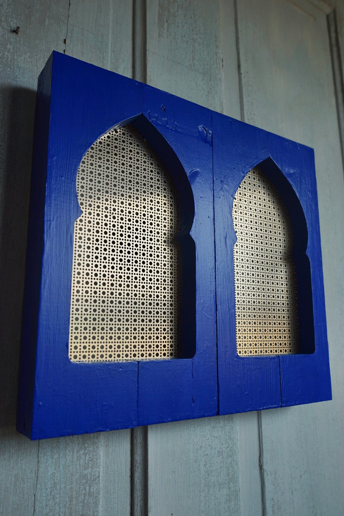 Moroccan Decor Moroccan Wall Art Cobalt Blue Earring Etsy