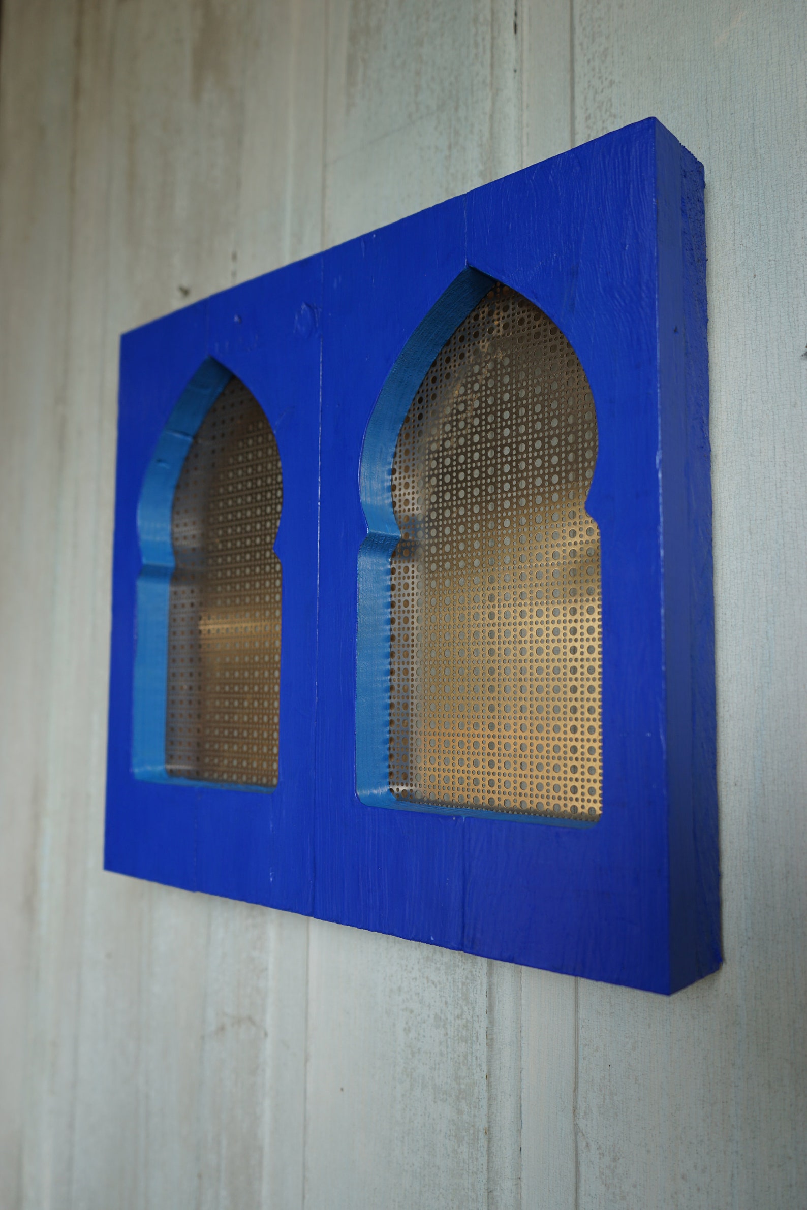 Moroccan Decor Moroccan Wall Art Cobalt Blue Earring Etsy